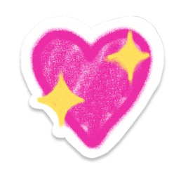heart emoji sticker